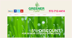 Desktop Screenshot of mygreenerturf.com